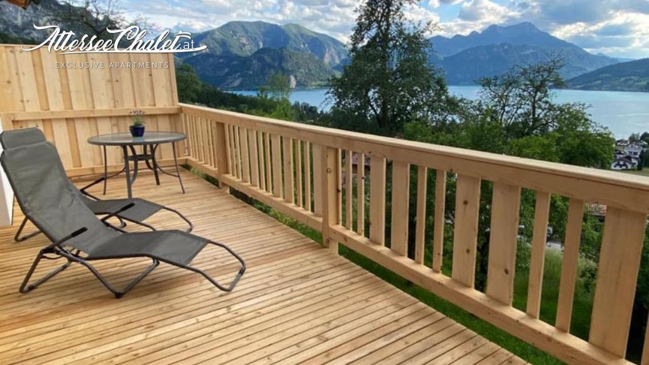 Attersee-Chalet Angermann Familie Spalt Штайнбах-ам-Аттерзе Екстер'єр фото