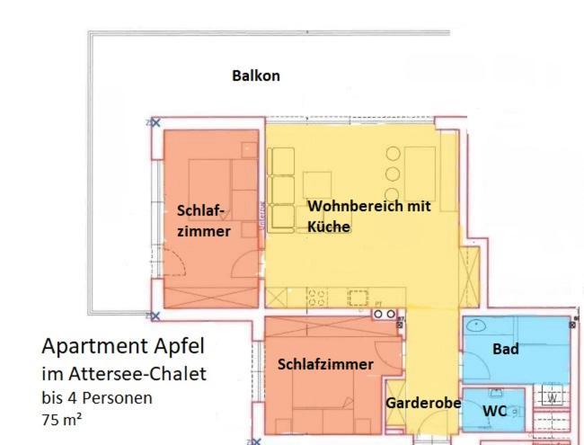Attersee-Chalet Angermann Familie Spalt Штайнбах-ам-Аттерзе Номер фото