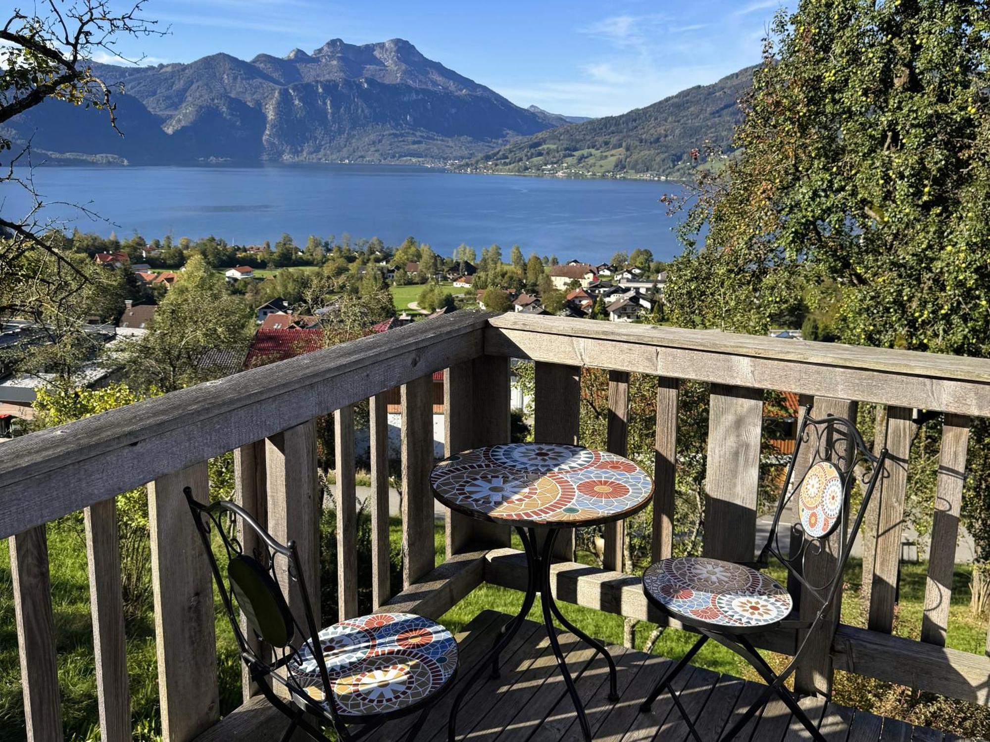 Attersee-Chalet Angermann Familie Spalt Штайнбах-ам-Аттерзе Екстер'єр фото